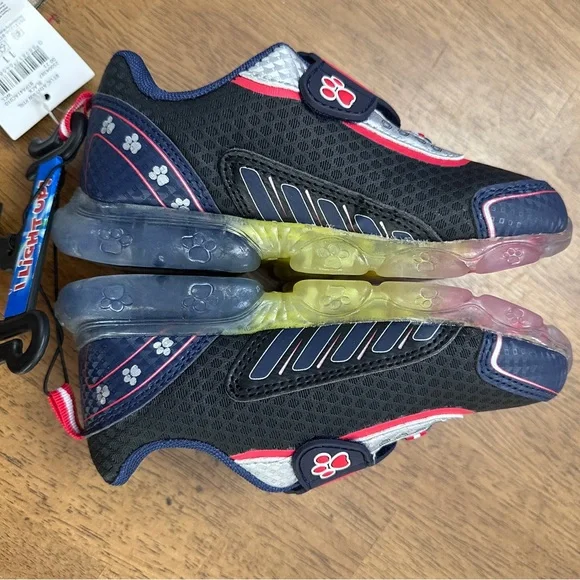 Paw Patrol Kids Sneakers - Black, Red, and Blue light up - Picture 10 of 11